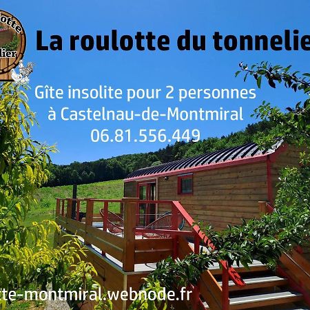 La Roulotte Du Tonnelier Villa Castelnau-de-Montmiral Exteriör bild